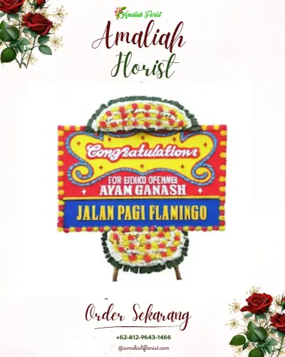 Bunga Papan Congratulation di Paguyaman